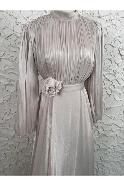 Genel Markalar Modern Tasarım Broş Detaylı Abiye