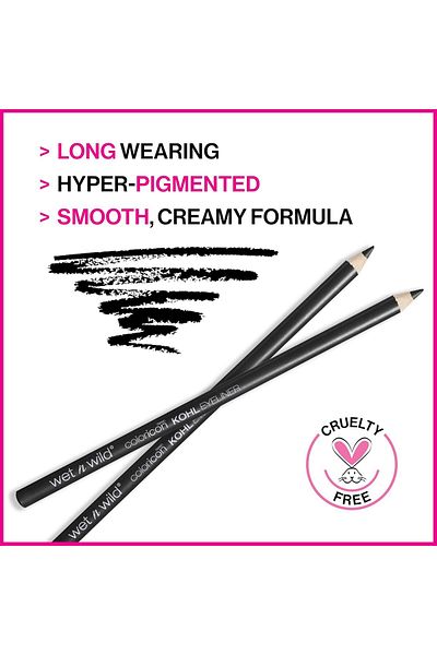 WET N WİLD Color Icon Kohl Eyeliner Pencil - Baby's Got Black