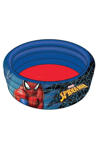 Marvel Spiderman Kids Pool – 80x30cm 3-Ring Inflatable for Ages 3–8, Indoor/Outdoor Fun