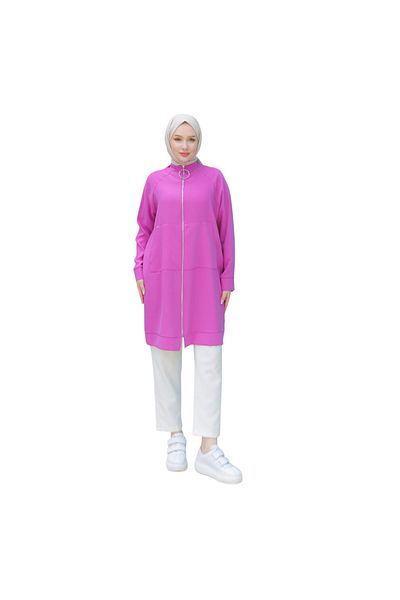 Armine Zippered Back Star Detailed Tunic 24Yt560