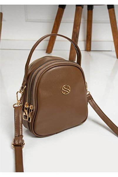 Sanmorris kadın 4 bölmeli el ve omuz çantası