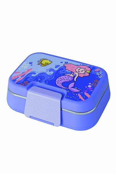 Emofom Happi Lunch Box 1 Liter Stainless Steel Compartmentalized Leakproof Food Storage Container (15 X 21 X 7 cm)