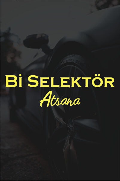 Quart Aksesuar ملصق سيارة بمحرك زجاجي مقاس 20 × 6 سم من Bi Selektör Atsana