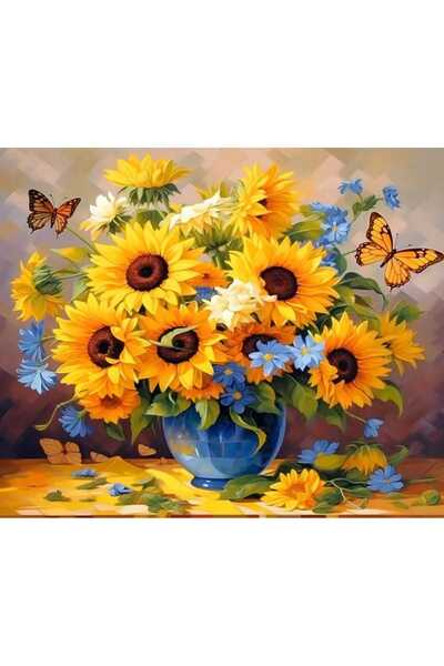 Home Dekoratif hediyelik 5d sayılarla kristal taşlı elmas mozaik tablo boyama...