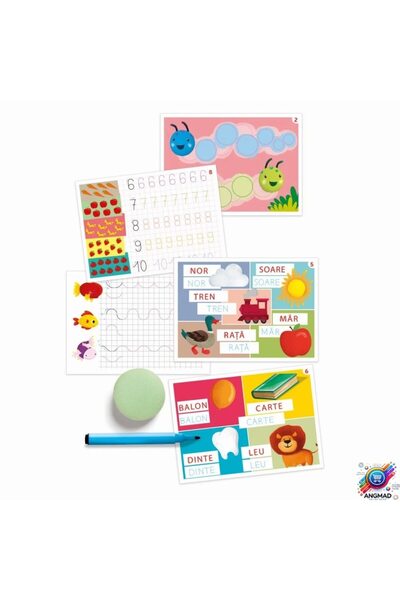 ANGMAD Educational Play Set Montessori for Learning Writing