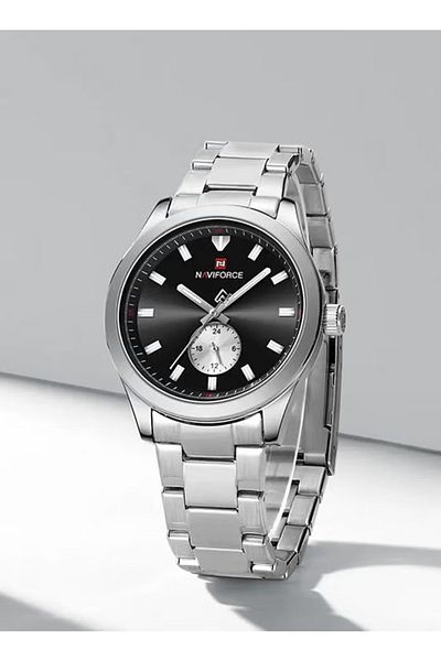 Naviforce Stainless Steel Quartz Watch