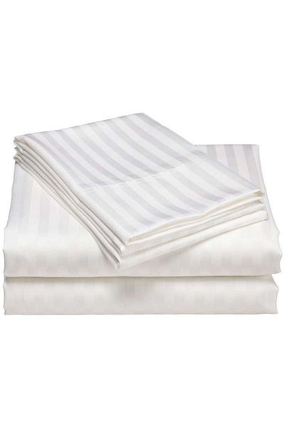 RALEX PUCIOASA Damask bed sheet 240x260cm, Ralex Pucioasa, white