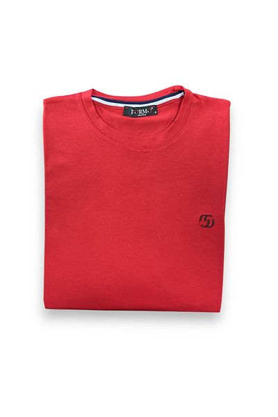 FORMO Men's Natural Cotton High Quality Short Sleeve Sports T-Shirt