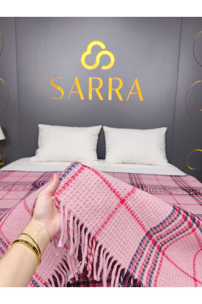 sarra Home Double Personal Fringe Blanket - Milshake