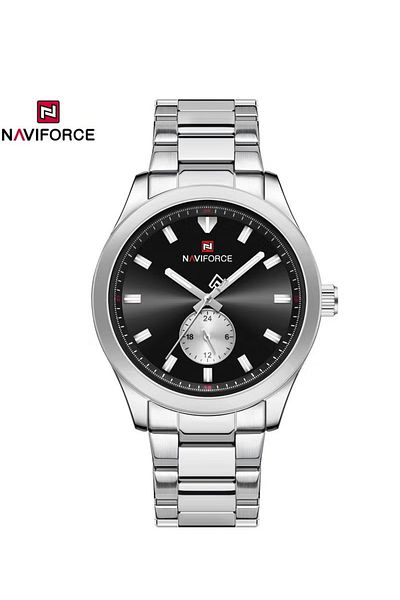 Naviforce Stainless Steel Quartz Watch
