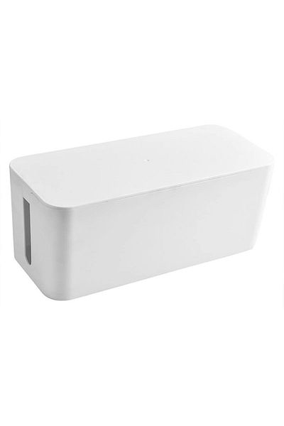 dalip Cable management box, 40x15.5x13.5cm, plastic, White