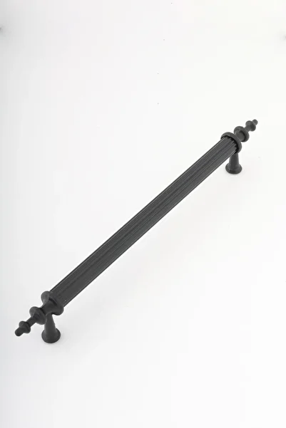 IRK METAL VE HIRDAVAT Zirve Model Black Handle (5 Pieces) Furniture Handle Aluminum Metal