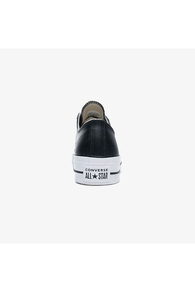 converse Chuck Taylor All Star Leather Platform Unisex Black Sneaker