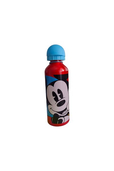 Mickey Mouse Water bottle, for children, made of aluminum, BPA-free, multicolor, 500 ml, Mickey Mouse