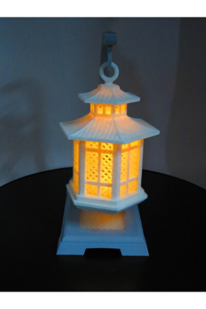 MODA Japanese Style Decorative Night Light with Hanging – Tealight Candle Included, 3 Piece Set