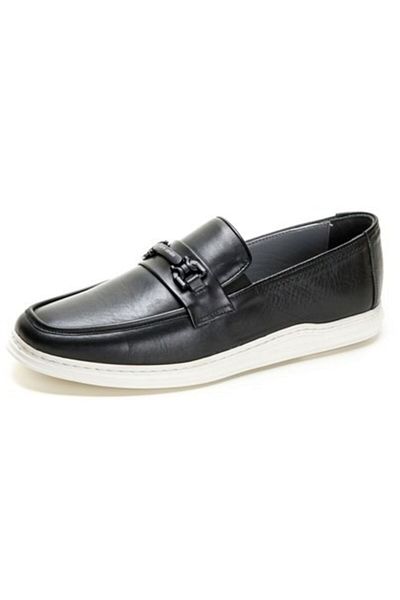 Pierre Cardin 191074 Черни мъжки мокасини, ежедневни кожени обувки