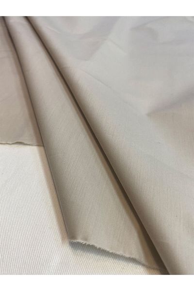 Yiğit Kumaş Poplin Fabric Beige Gray