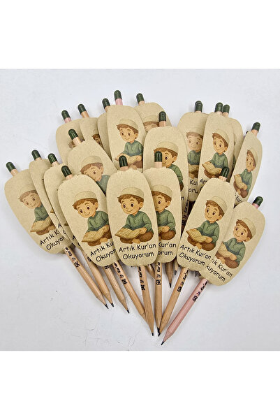 Wi Fro KUR'AN-I KERİM HATİM HEDİYESİ 1 ADET TOHUMLU BASKILI KURŞUN KALEM