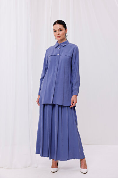 Jupe Women's Belt Detailed Spanish Leg Loose Trousers 6080