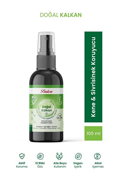 Balen DOĞAL KALKAN – KENE & SİVRİSİNEK KOVUCU LOSYON * 100 ML