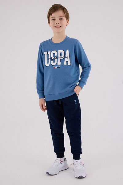 U.S. Polo Assn. Αδειτωμένο σετ φόρμας για αγόρια κάτω από 2 τεμάχια