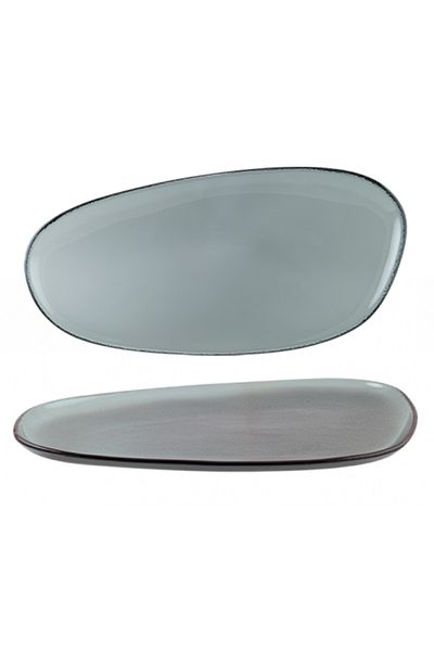 Bonna VAGO GLASS Porcelain oval platter 39cm (GLVAO 39DT)