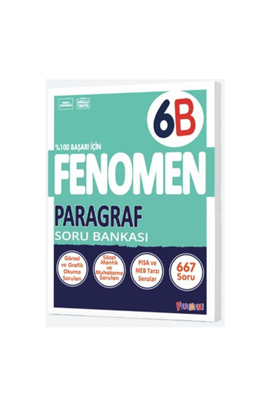 Bes Yayınları Fenomen 6B Paragraf Soru Bankası