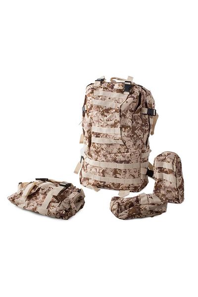 OEM Military Backpack, Touring, Camping, Hiking, Capacity 48.5 L, Brown - Brown
