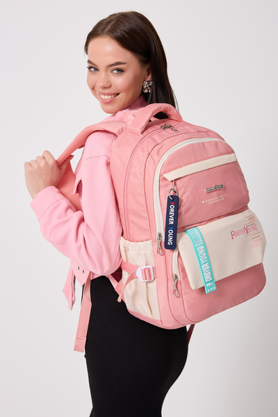 Forever Young Satin Fabric High Quality Backpack Fy/2207