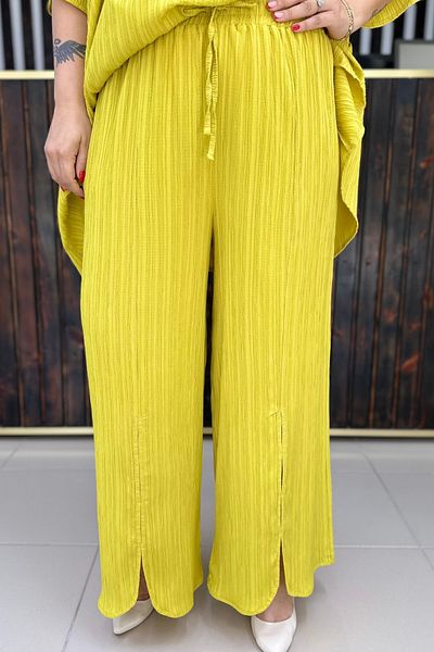 GÖKSEL Cut-Off Pants Large Size
