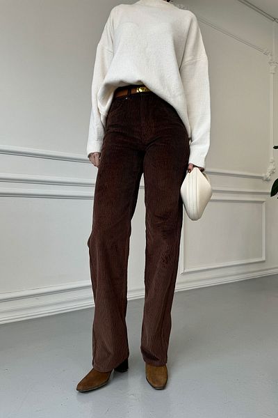 MAGARDE Original Velvet Trousers - Brown