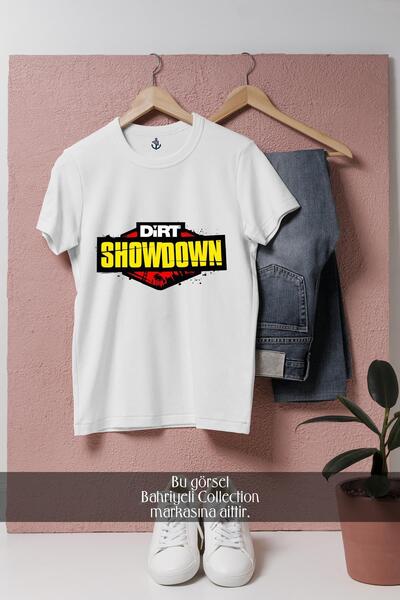 Bahriyeli Collection oversized Dirt-Showdown Colin Mcrae Σχεδιασμένο μπλουζάκι Unisex