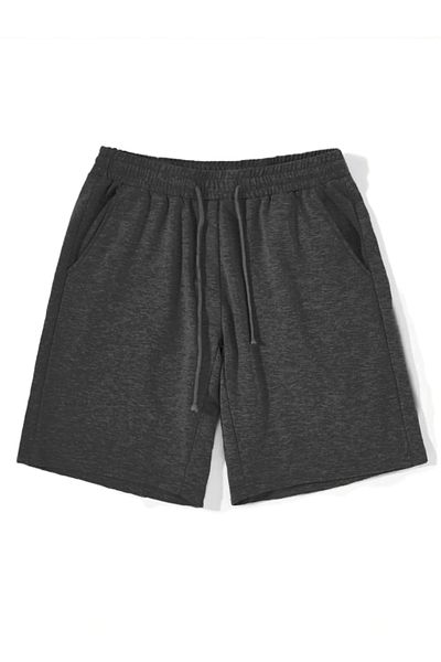 THE WHITE Men's Anthracite Casual Shorts