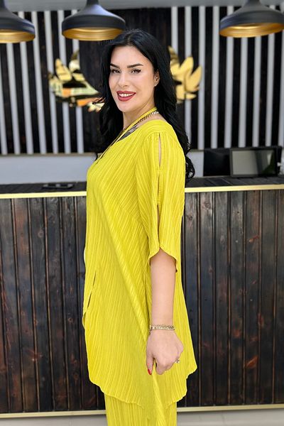 GÖKSEL Slit Tunic Large Size