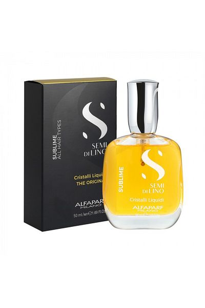 Alfaparf Milano Ulei de strălucire cu cristale lichide Alfaparf Semi Di Lino Diamond, 15 ml