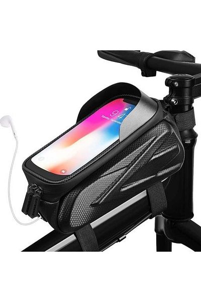 divendi-ro Waterproof bicycle bag with phone holder, handlebar mount