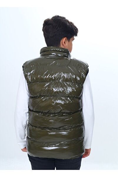 Toontoy Γυαλιστερό γιλέκο για αγόρια με εμβλήματα στο στήθος