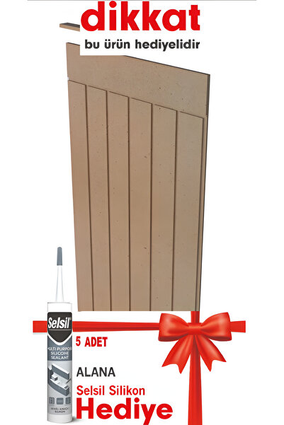 varje Dekoratif Duvar Paneli ( 54 X 100 Cm ) Boyanabilir Ahşap 10 Mm Ham Mdf ...