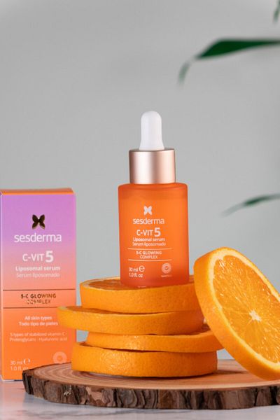 Sesderma Ser lipozomal cu 5 tipuri de vitamina C Sesderma C-VIT, 30 ml