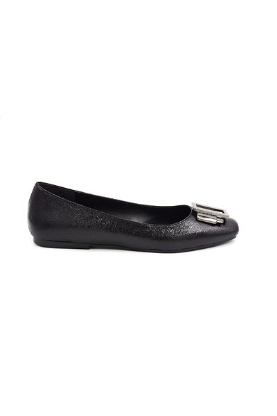 KİNDEP Kindep Cico Buckle Detailed Women's Ballerinas Black