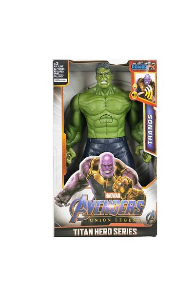 NO BRAND Hulk Action Figure, Plastic, 29 cm, Green