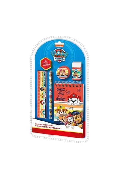 PAW PATROL School supplies set, 5 pieces, multicolor, Paw Patrol