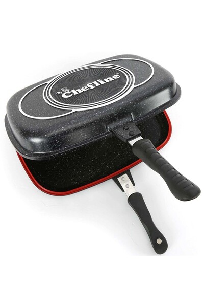 Chefline Black Marble Double Side Pan, 36 cm, DP36D 1317819