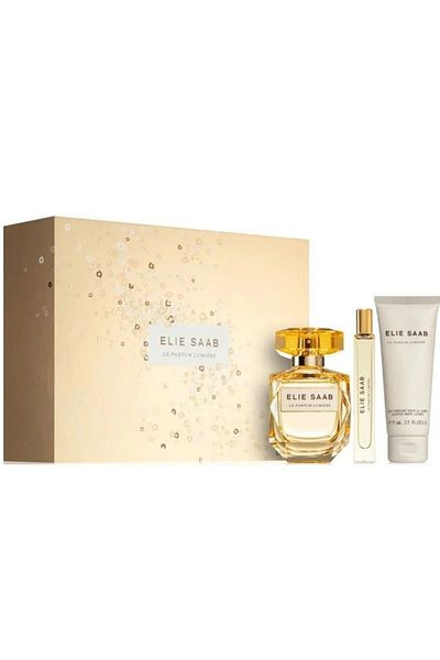 Elie Saab Le Parfum Lumière Gift Set – EDP 90ml + Body Lotion 75ml + Travel EDP 50ml for Women