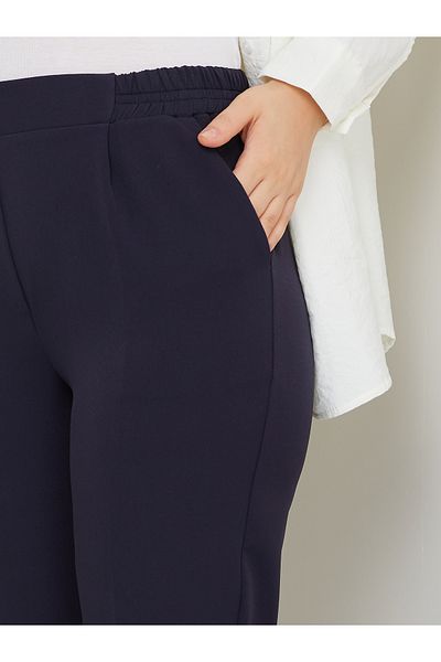 Moda İncir Belt Elastic Carrot Pants