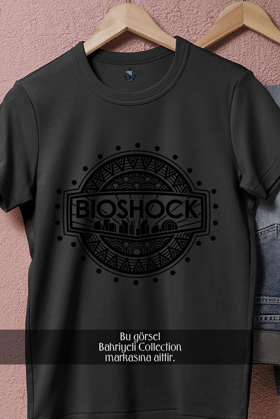 Bahriyeli Collection Oversize Bioshock Infinite Design Unisex T-Shirt
