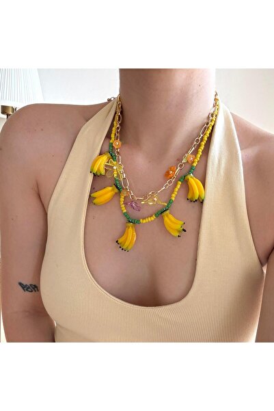 Alice İsstanbul 2li Muzlu Charm Kolye