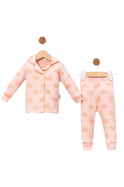 Celira Bbc Pomegranate Flower Luxury Snap Fastener Girl Baby Pajama Set