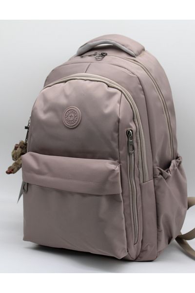 Bevitton School Backpack Unisex Water Resistant Fabric School Bag 2500 Mink