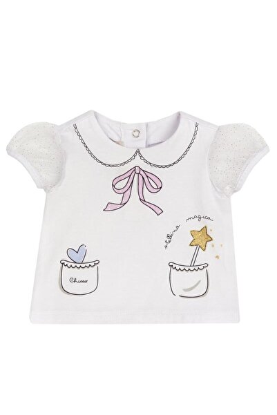 Chicco Girls' T-shirt with magic wand and glitter